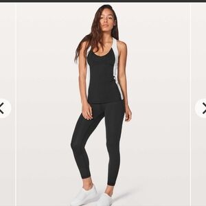 lululemon athletica Black and White Tank Top